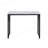 Rectangular Writing Desk With Metal Base, Antique White And Black