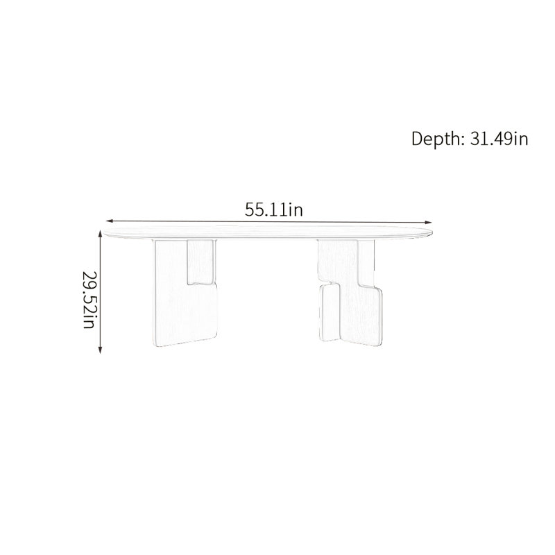 Tutto, H 29,52 po x L 55,11 po x l 31,49 po
