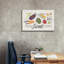  «Garden Goodies 1 Cream» par Laura Marshall, art mural sur toile, 40 po x 26 po