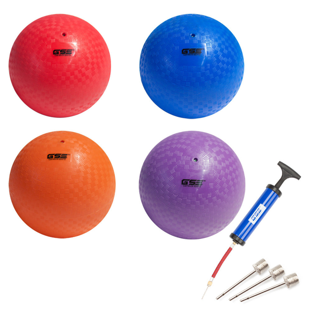 Franklin Sports 6-Inch Dodgeball Ball Set, Assorted Colors, 6 Count