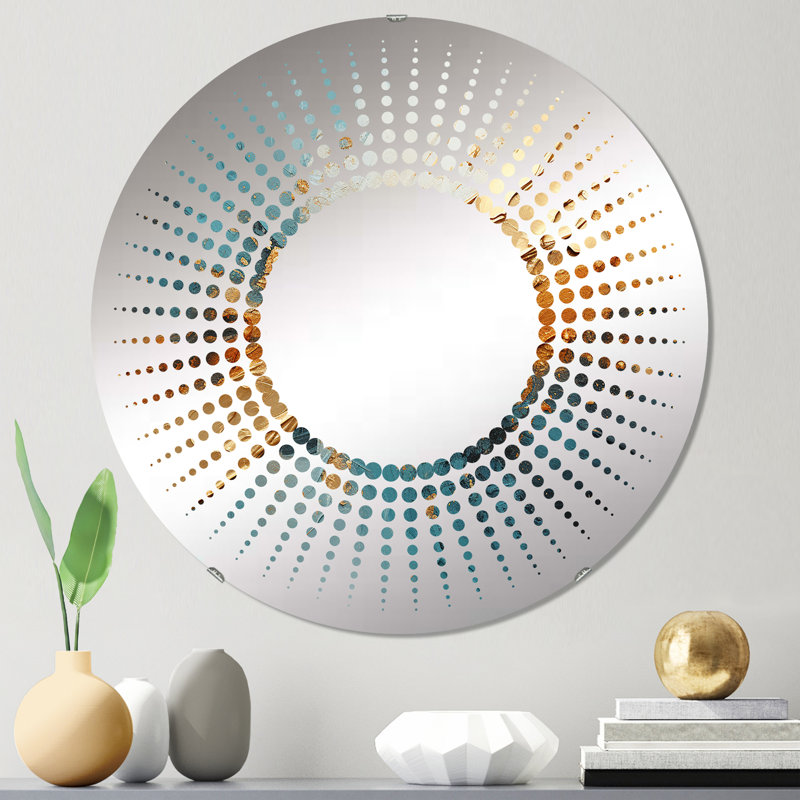 Dannyel Circle Mirror, 23.6" x 23.6"