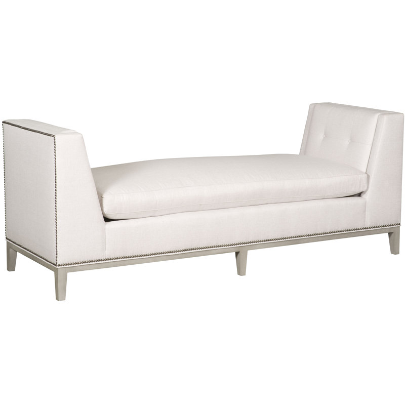Wendell Upholstered Bench, Casa Blanca, Worthy Snow