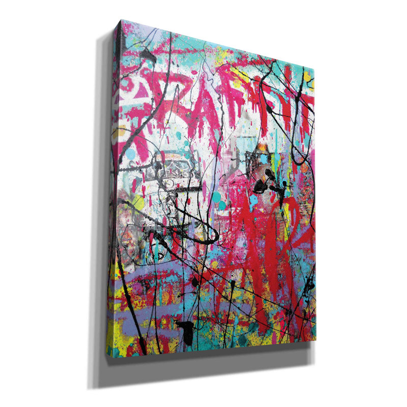 «Graffiti» par David Drioton, estampe numérique sur toile, H 16 po x l 12 po x P 0,75 po