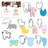 CookieCutter.com 9 -Piece Non-Stick Cookie Cutter