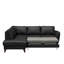 Migues Leather Corner Sofa with Sleeping Function and Storage-1251999394-1251999392