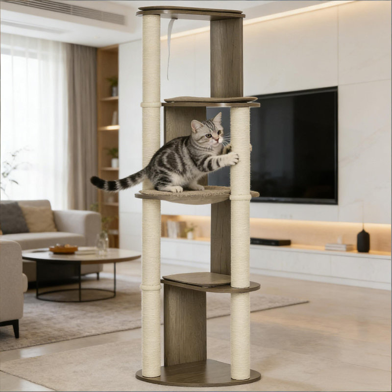 Large Multilevel Cat Tower,Corner Cat Tree