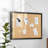 Mattson Commercial Wall Mount Framed Linen Board with Included Wooden Push Pins-91483720-91483717