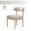 Ensemble de chaises de salle à manger rembourrées H 19,1 po (ensemble de 4)-1896714424-1901878156