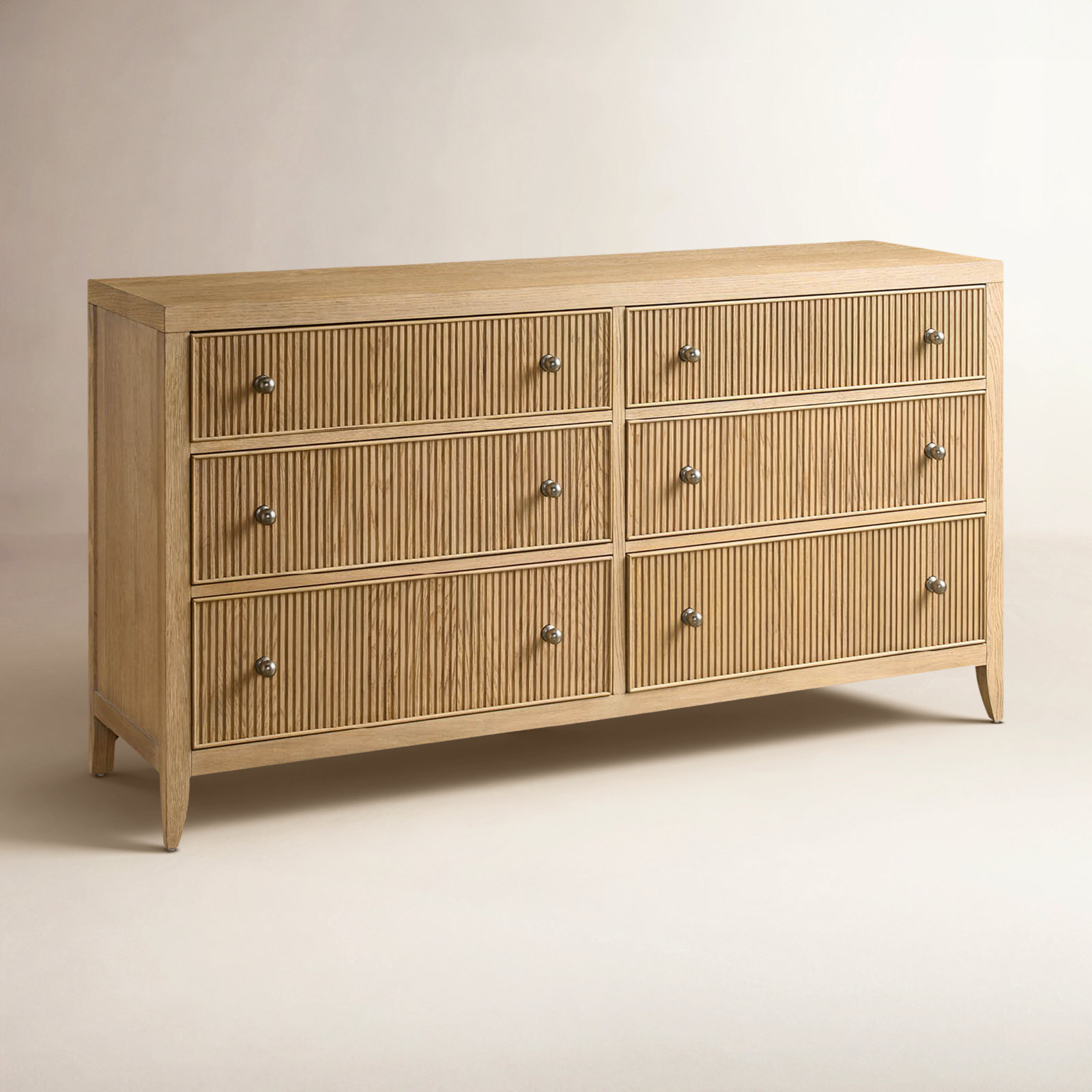 Caterina 68" Oak Double Dresser, Skylark