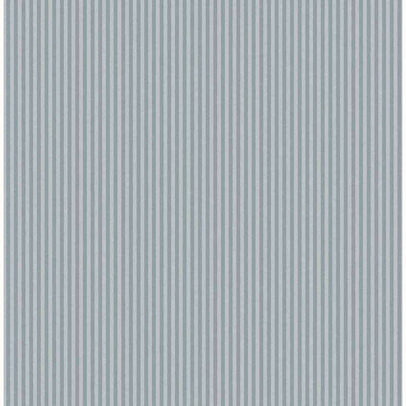 Papier peint à rayures Carmina, Bleu