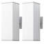 Alvisa 13.78''H 2-Light Outdoor Wall Light,White Aluminum-855703240-861301086