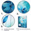 «Blue Tropical Plants Mirage 3 - Jungle», art mural-1515875872-1515875884