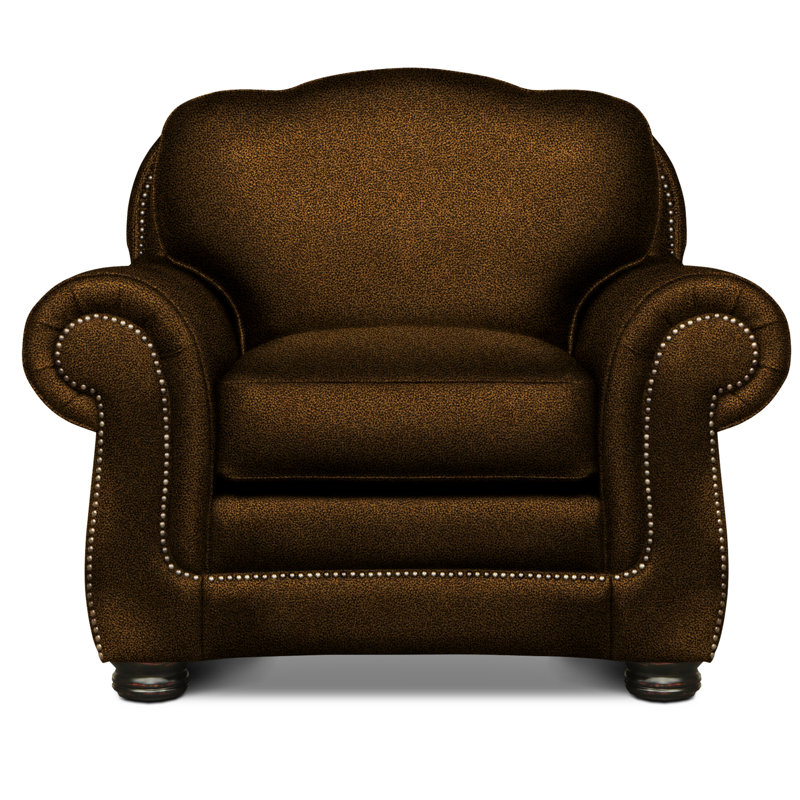 Buckingham Leather Club Chair, Nutmeg, Yes, Mustang (Maestro Artisano)