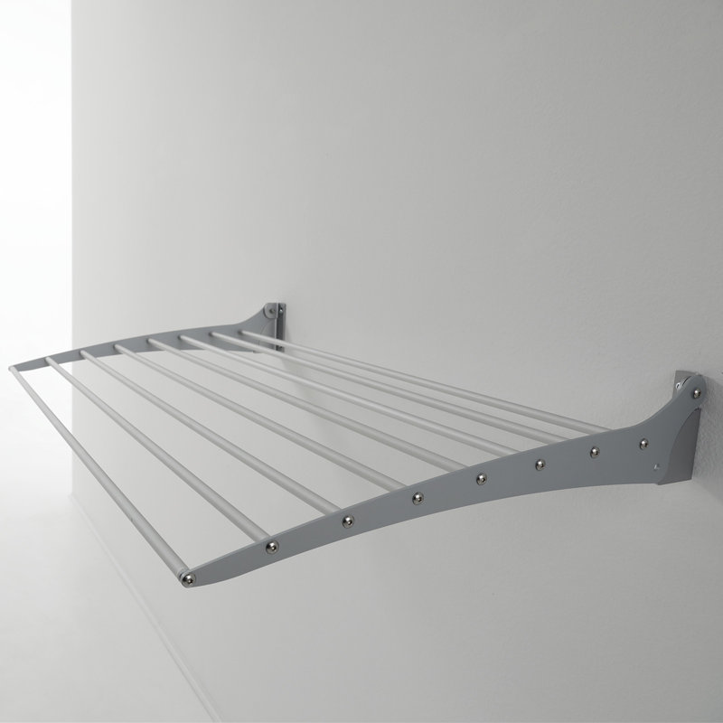 Foldable Wall-Mounted Drying Rack, 100cm H x 38cm W x 17cm D