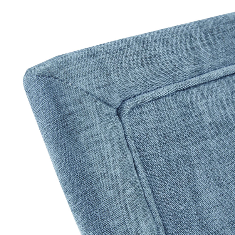 Chaise rembourrée en chenille 2, assise spacieuse, capacité de poids de 300 lb, complète la configuration de table de 2 chaises d'appoint élégantes, convient à la zone