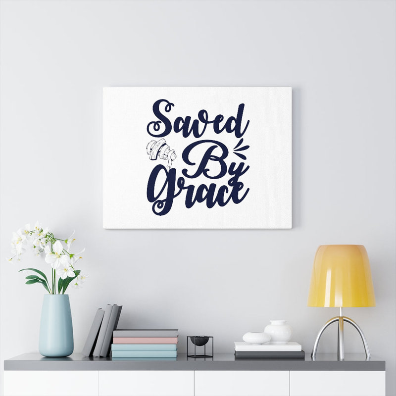 Sawed By Grace - Wrapped Canvas Print, 46cm H x 61cm W