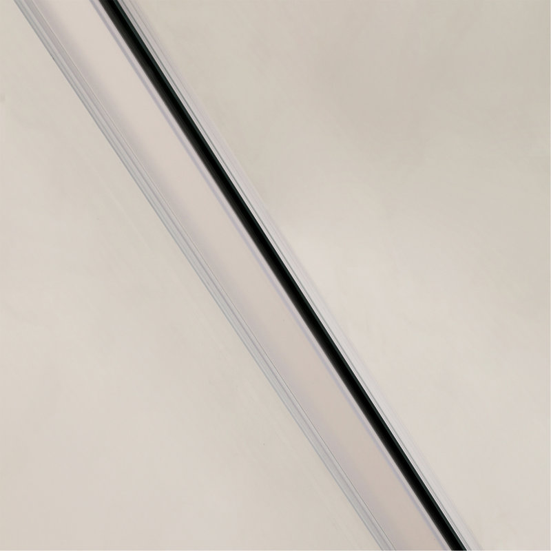 Shower Door 60" W X 72"H Single Sliding Bypass Shower Enclosure, 1/4 In. (6Mm), Brushed Silver, Brushed Nickel