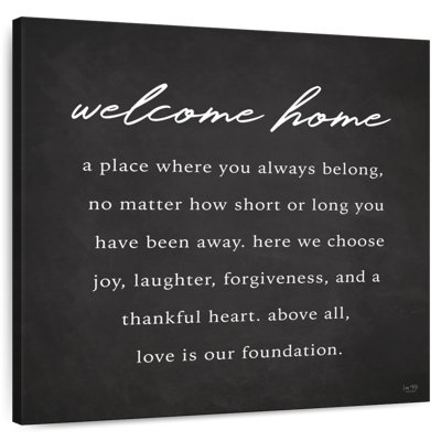 Khylige Welcome Home Wall Sign
