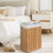 Natural Bamboo Laundry Hamper With Lid & Handles, Removable Liner, Ideal For Bathroom, Bedroom, Laundry Room-1284519476-1284519478