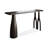62.99" Black Rectangular Solid Wood Bar Table