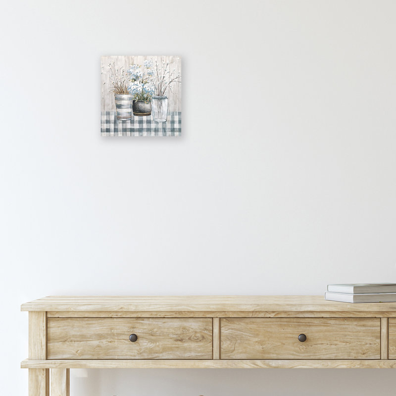 Peinture sur toile tendue, H 12 po x l 12 po x P 1,5 po