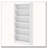 7-Tier  Library Bookshelf With Storage For Living Room, Office, Bedroom-1694071982-1694071983