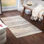 Navy, Modern Rug, Striped Easy to Clean Rug For Living Room, Dining Room, Bedroom, Kitchen-375282160
