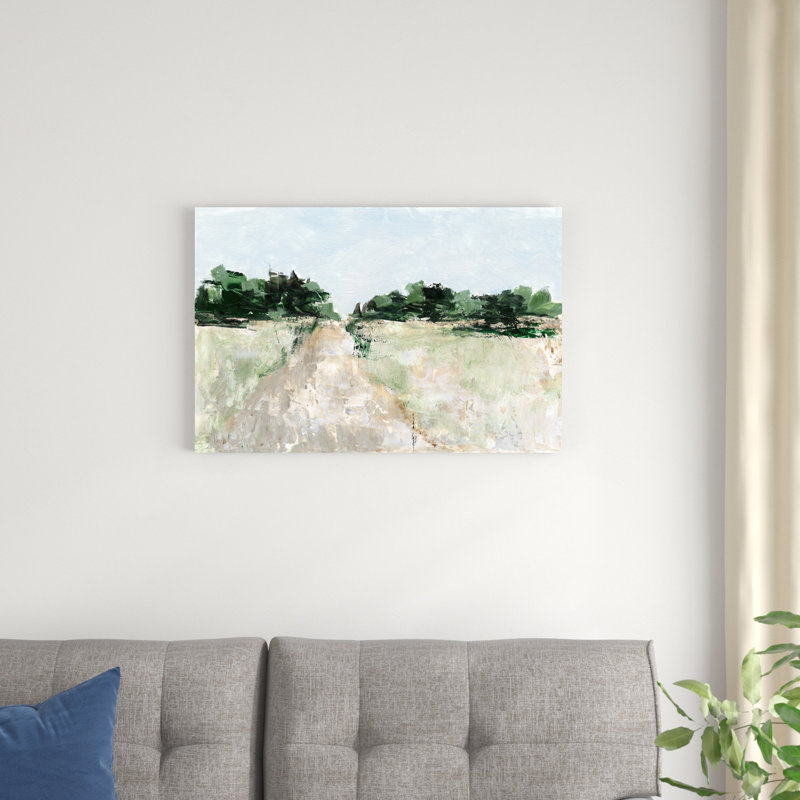" Mint Fields I " by Ethan Harper Painting Print, 20" H x 30" W