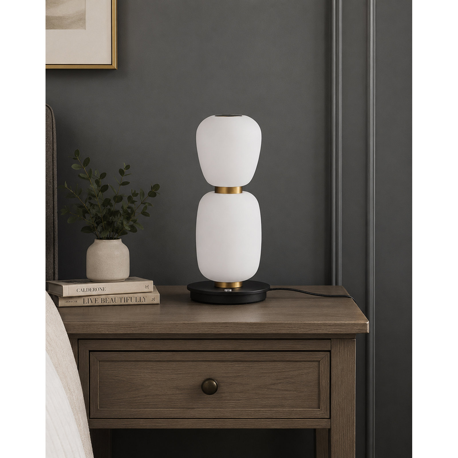 Kace Double Stack Table Lamp
