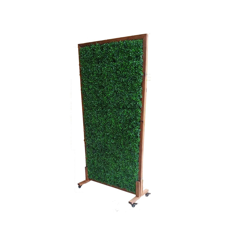 Artificial Foliage Wall Panel With Lockable Roller