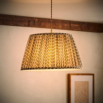 Tavontae Blended Fabric Dome Lamp Shade ( Slip-On )