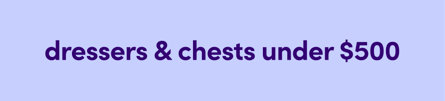 dressers & chests under $500 