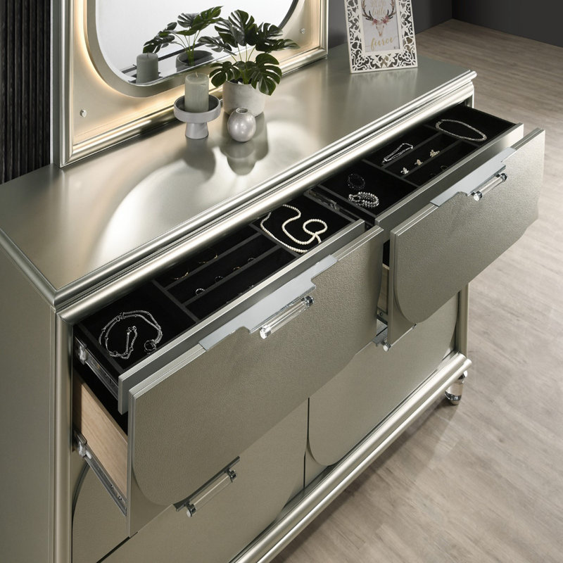 Commode contemporaine en acrylique 1pc
