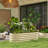 Galvanized Raised Garden Bed Kit, Metal Planter Box with Safety Edging, 94.5" x 23.5" x 16.5", Cream-172238308-143258495