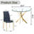 5 - Piece Pedestal Dining Set-1102361409-1102361411