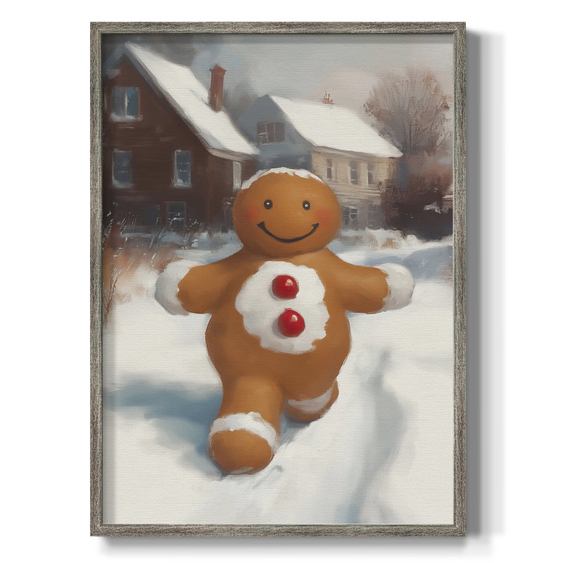 «Christmas Holiday Art», série 2, impression encadrée CCI - bois massif, H 11 po x l 9 po