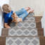 Tapis d'escalier en caoutchouc antidérapant pour escalier en bois