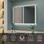 Armoire de salle de bain à miroir murale à fixation murale H 30 po x l 48 po
