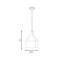 Kendrick 1-Light Single Bell Pendant in Natural Brass-18793805