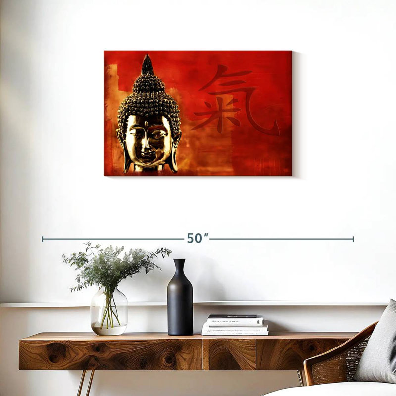 Tête de Bouddha Adella, H 20 po x l 30 po