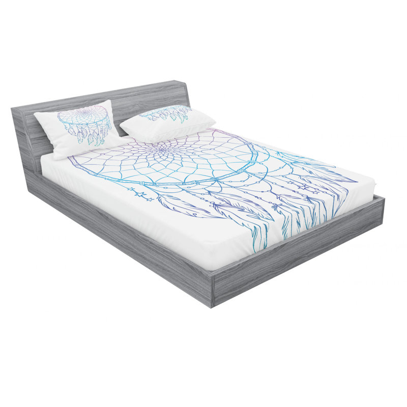 Microfiber Sheet Set, Queen Sheet Set with Fitted Sheet