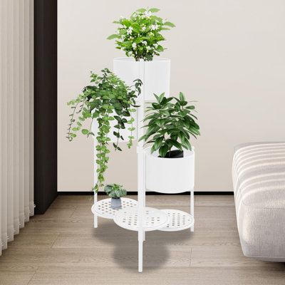 Support à plante en coin pliable en coin pour jardin, salon