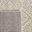 Tapis en polypropylène tissé à la machine Tau Sud-Ouest de couleur ivoire / sauge-874460647