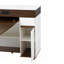 Table de salle à manger extensible avec plateau pliable extra-long, îlot de cuisine roulant avec tiroirs, prise de courant et verrou de frein, armoire de rangement pour la cuisine et la salle à manger-1380503481