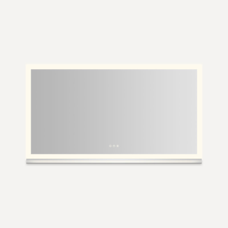 Mirrored Medicine Cabinet with LED Lights, 27" H x 48" W x 6" D