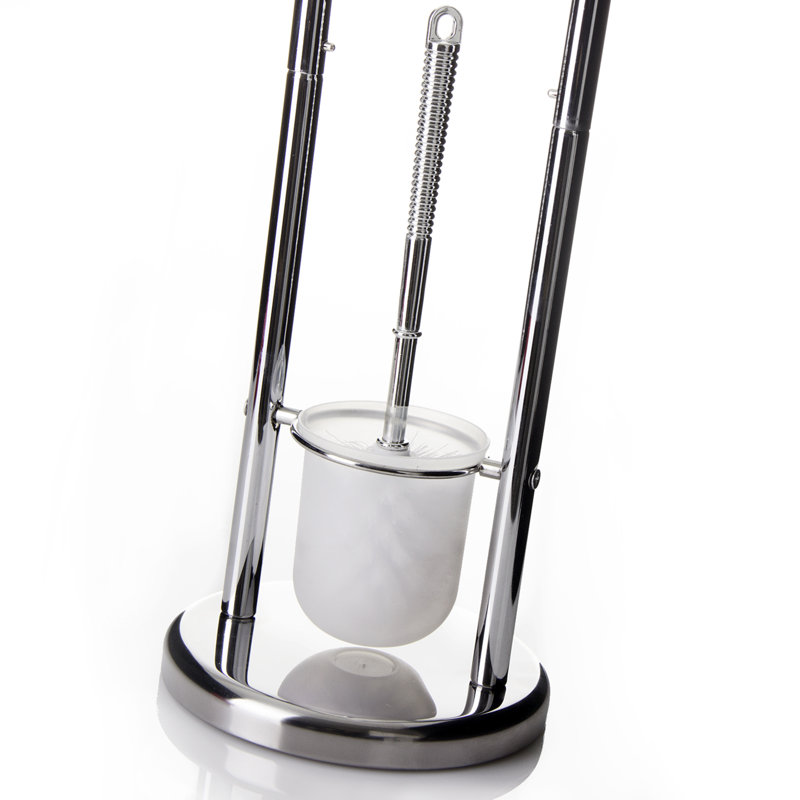 Swiger Free-Standing Toilet Roll & Brush Holder