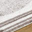 Machine Washable Shaggy Boho Dark Brown Area Rug-2136099014