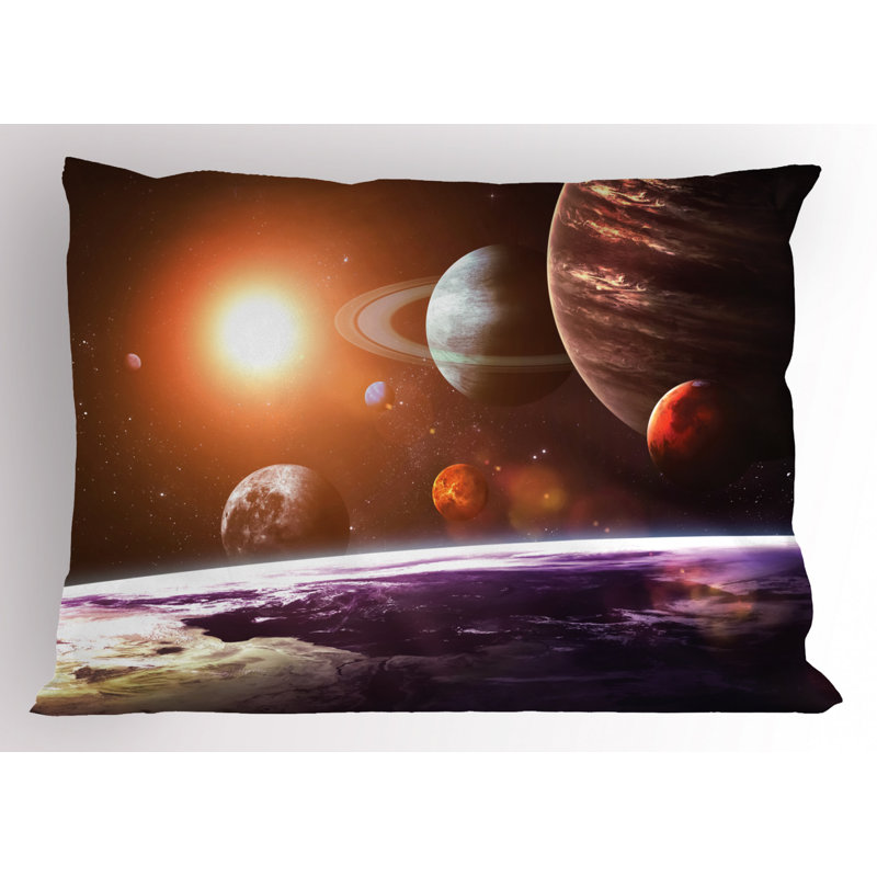 Sun Polyester Sham Set, King