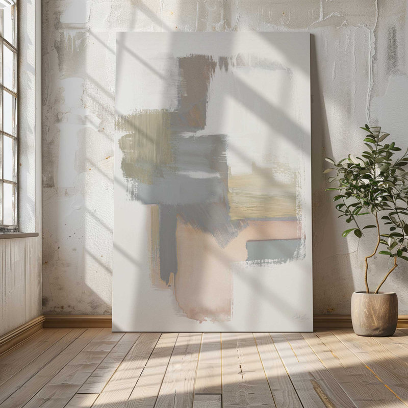 Beige ballet v2, grande impression sur toile, H 54 po x l 36 po