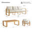 Ensemble de conversation pour patio pour 5 personnes avec coussins-1006364414-1006258610